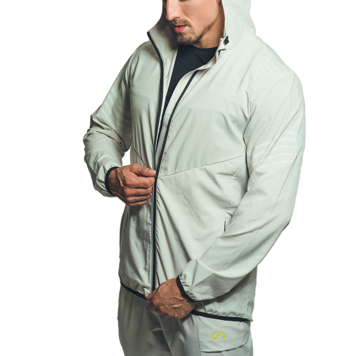 Image of Packable Windbreaker Performance jacket with hood for Men