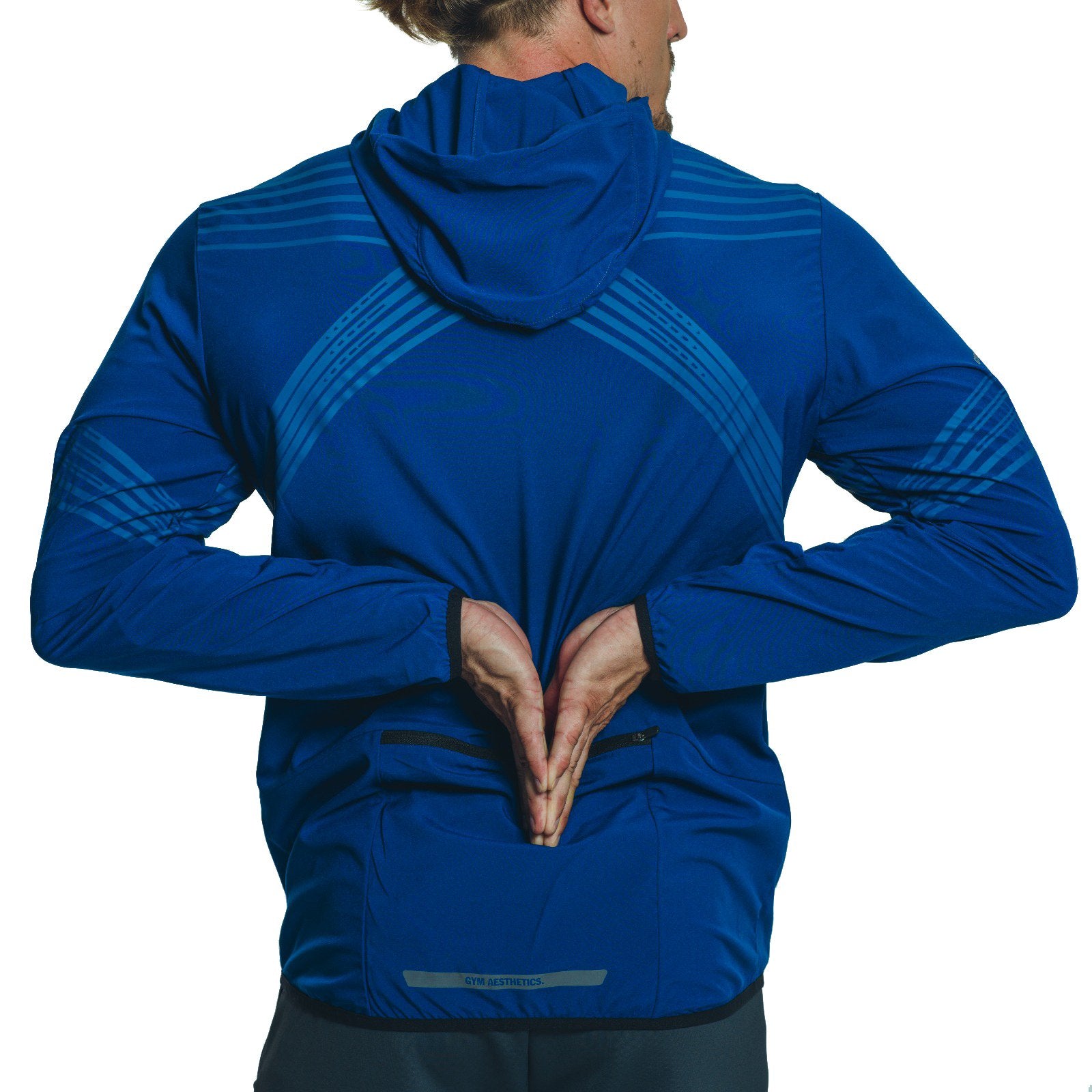 Image of Packable Windbreaker Performance jacket with hood for Men