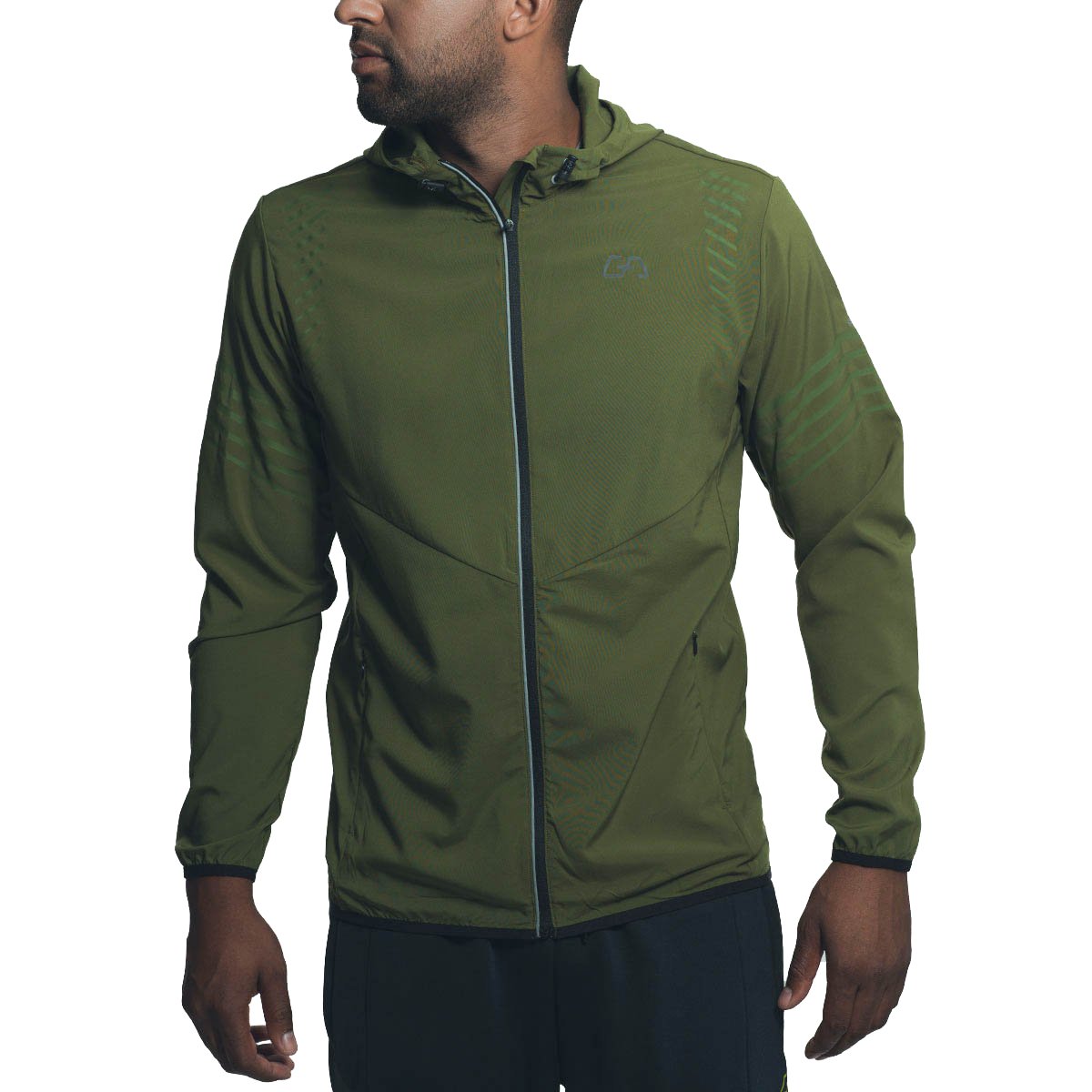 Image of Packable Windbreaker Performance jacket with hood for Men