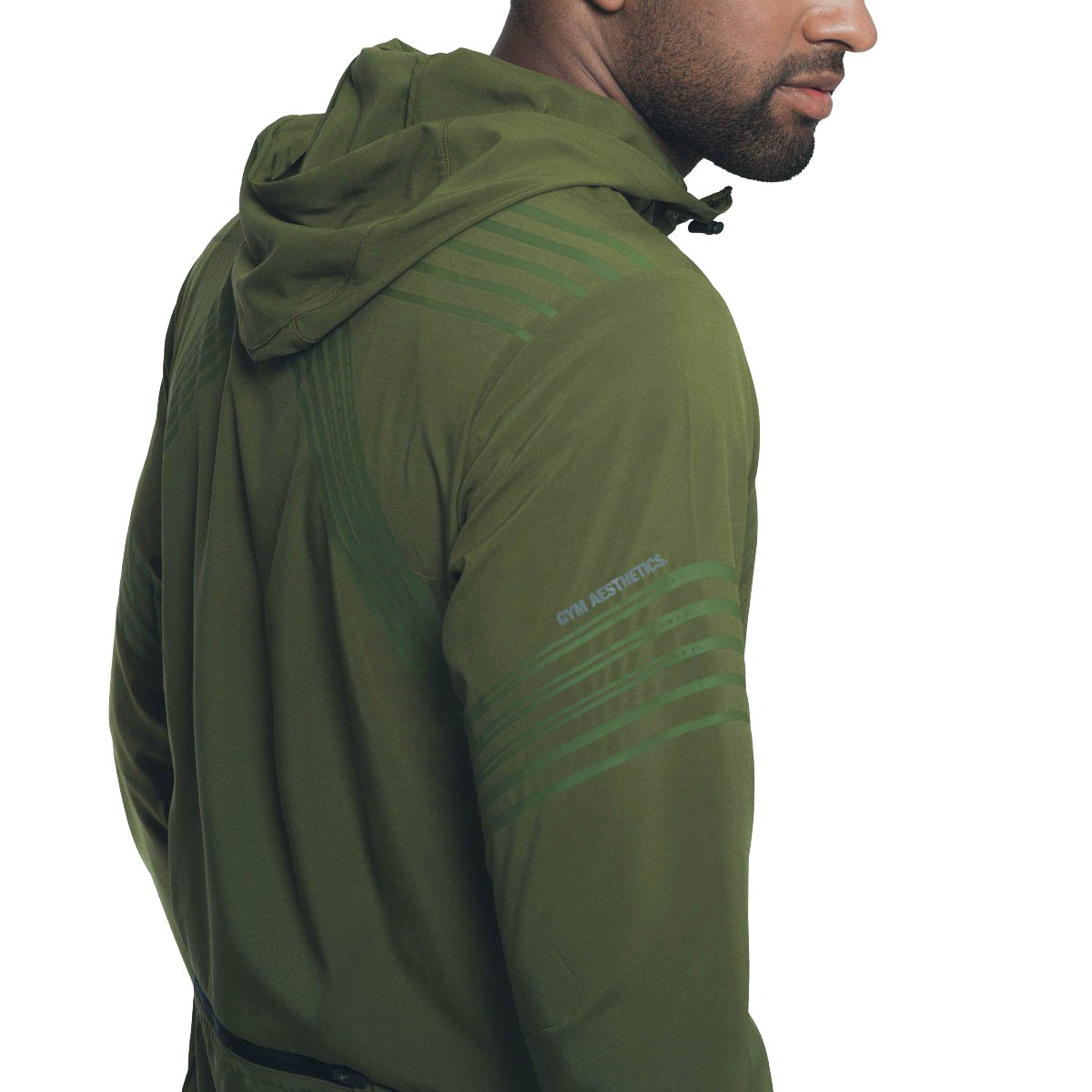 Image of Packable Windbreaker Performance jacket with hood for Men