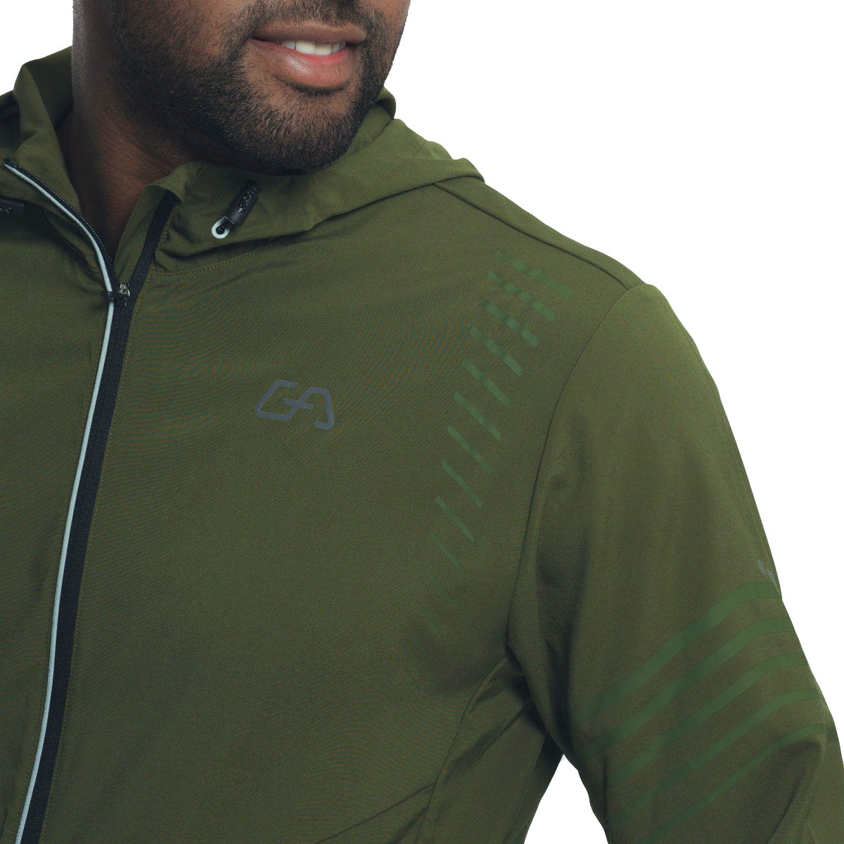 Image of Packable Windbreaker Performance jacket with hood for Men