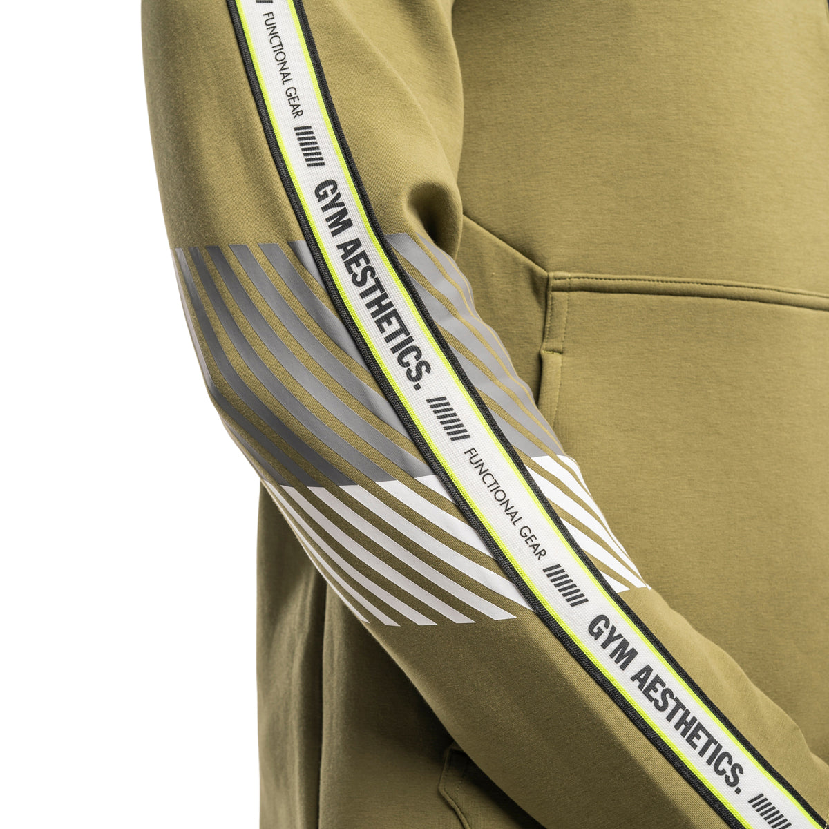 Image of Protection Detachable Mask 1/2 Zip Mock Hoodies for Men