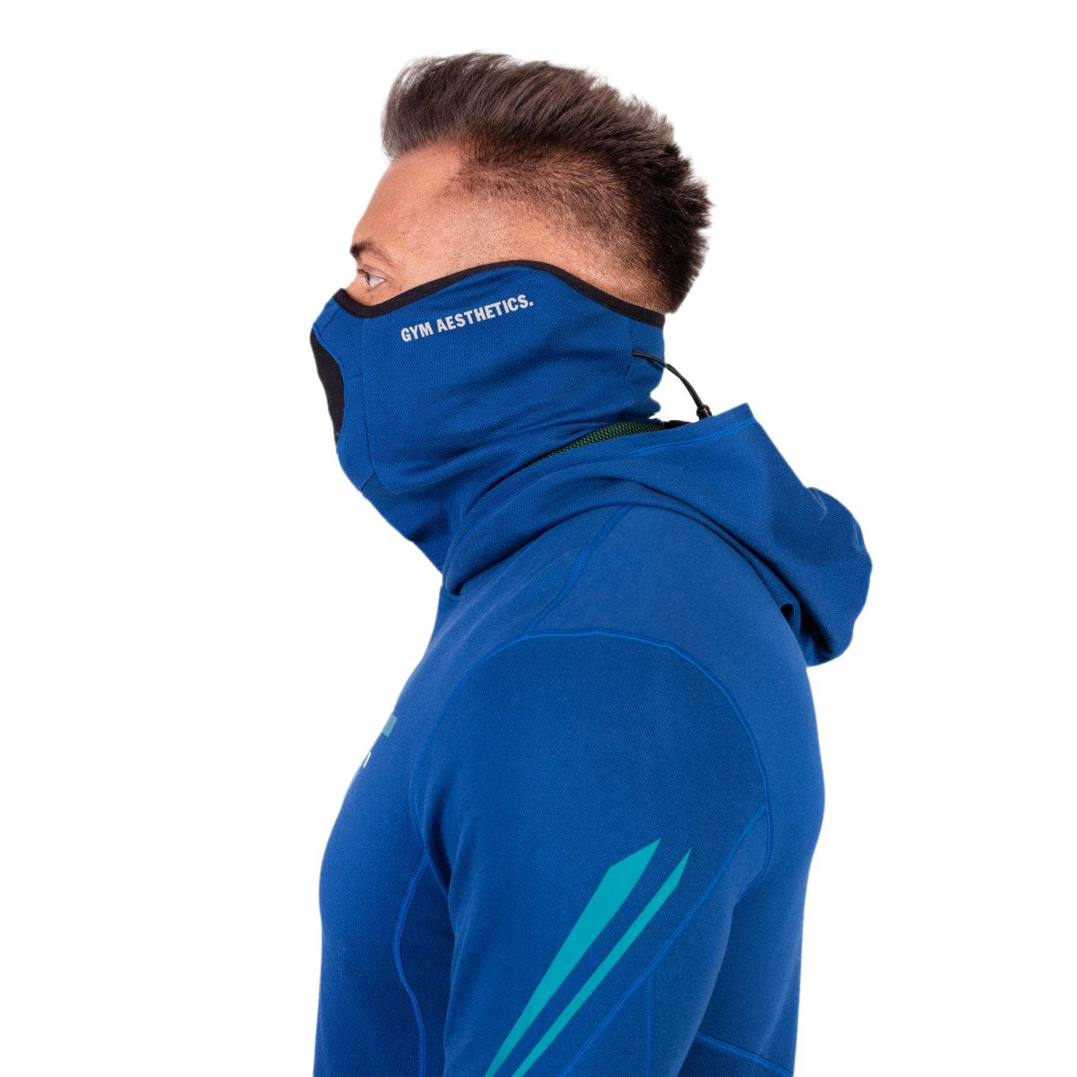 Protection Detachable Mask Hooded T Shirt for Men