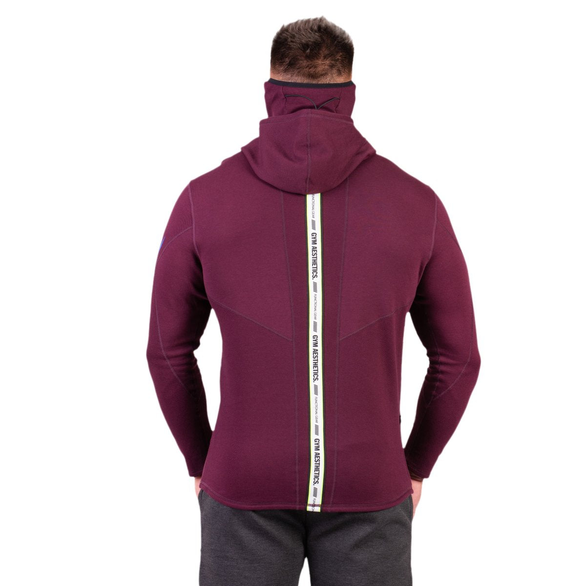 Protection Detachable Mask Hooded T Shirt for Men