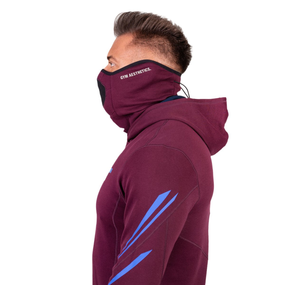 Protection Detachable Mask Hooded T Shirt for Men