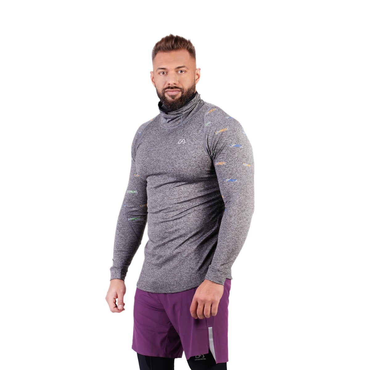 Image of Schutz Mund und Nasen Schutz T Shirt für Herren