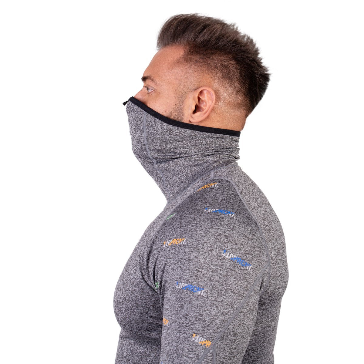 Image of Schutz Mund und Nasen Schutz T Shirt für Herren