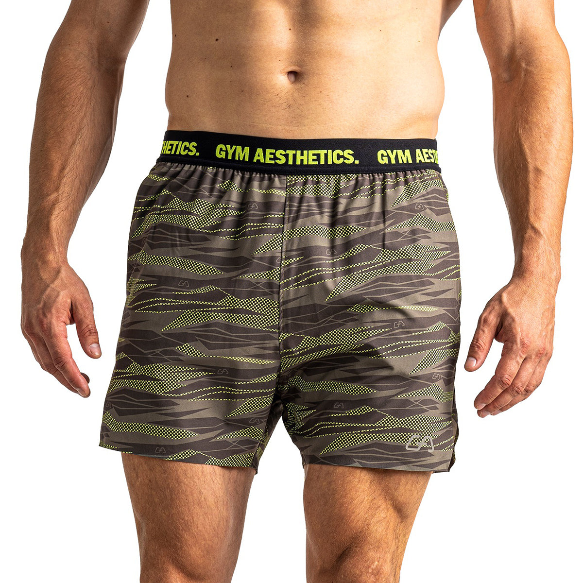 Training Camo 3 inch Running Shorts Ergonomics