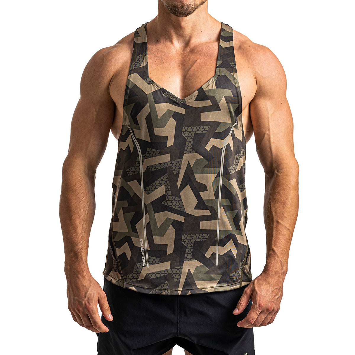 Image of Training Camo Stringer Y Back for Men