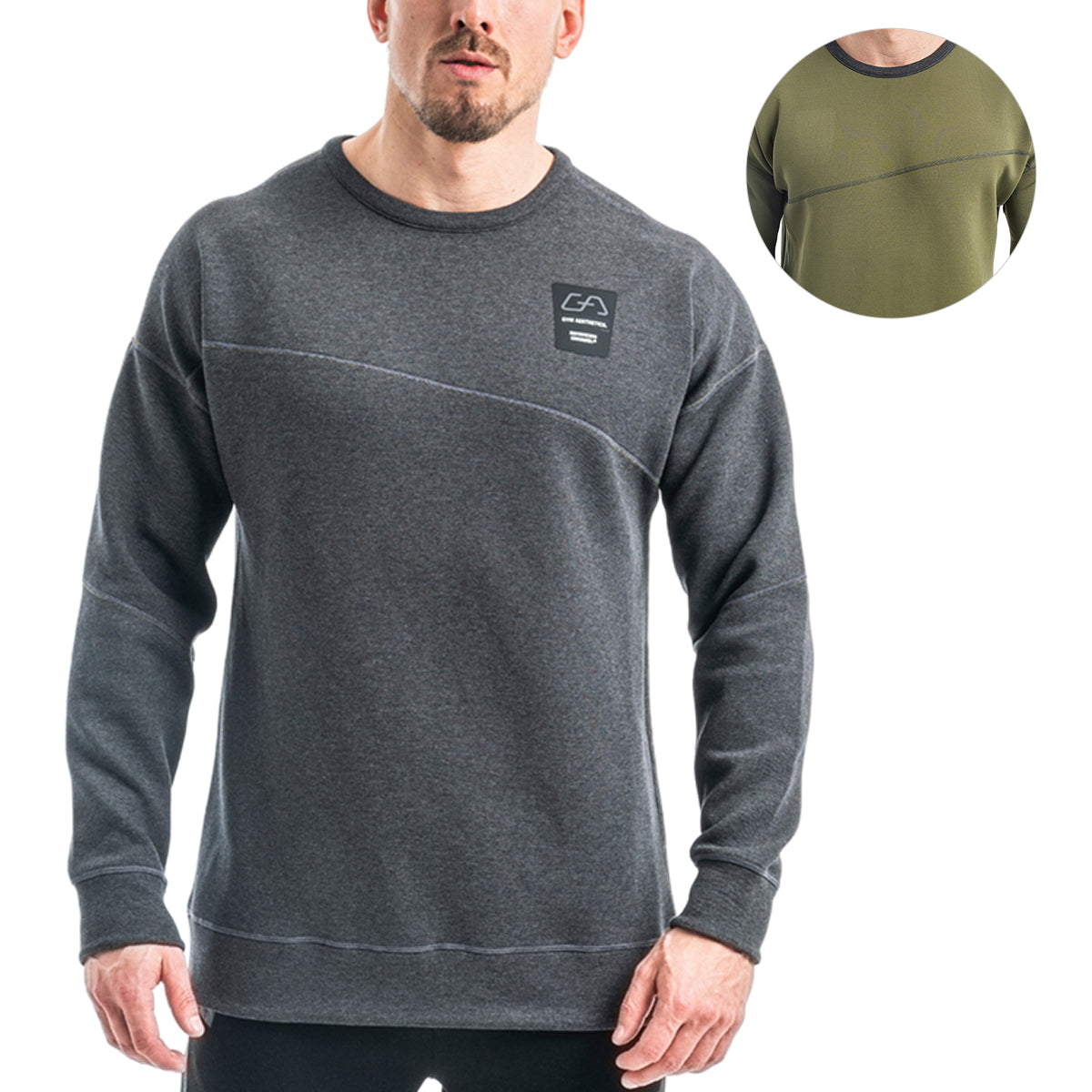 Image of Training Reversible Sweatshirt Pique for Men