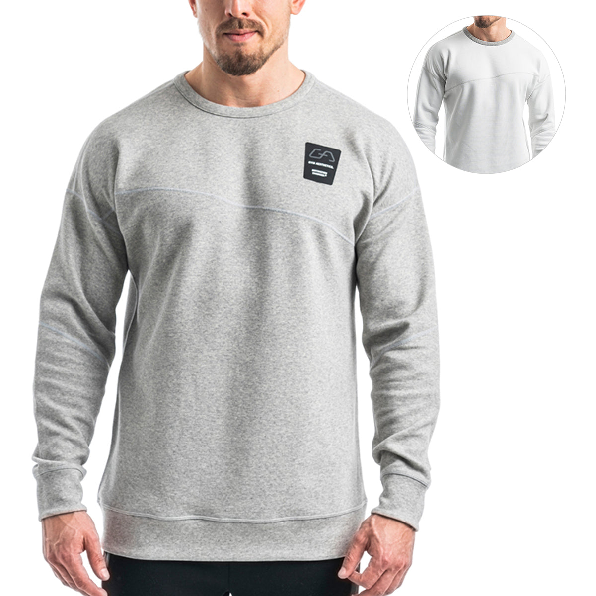Image of Training Reversible Sweatshirt Pique for Men