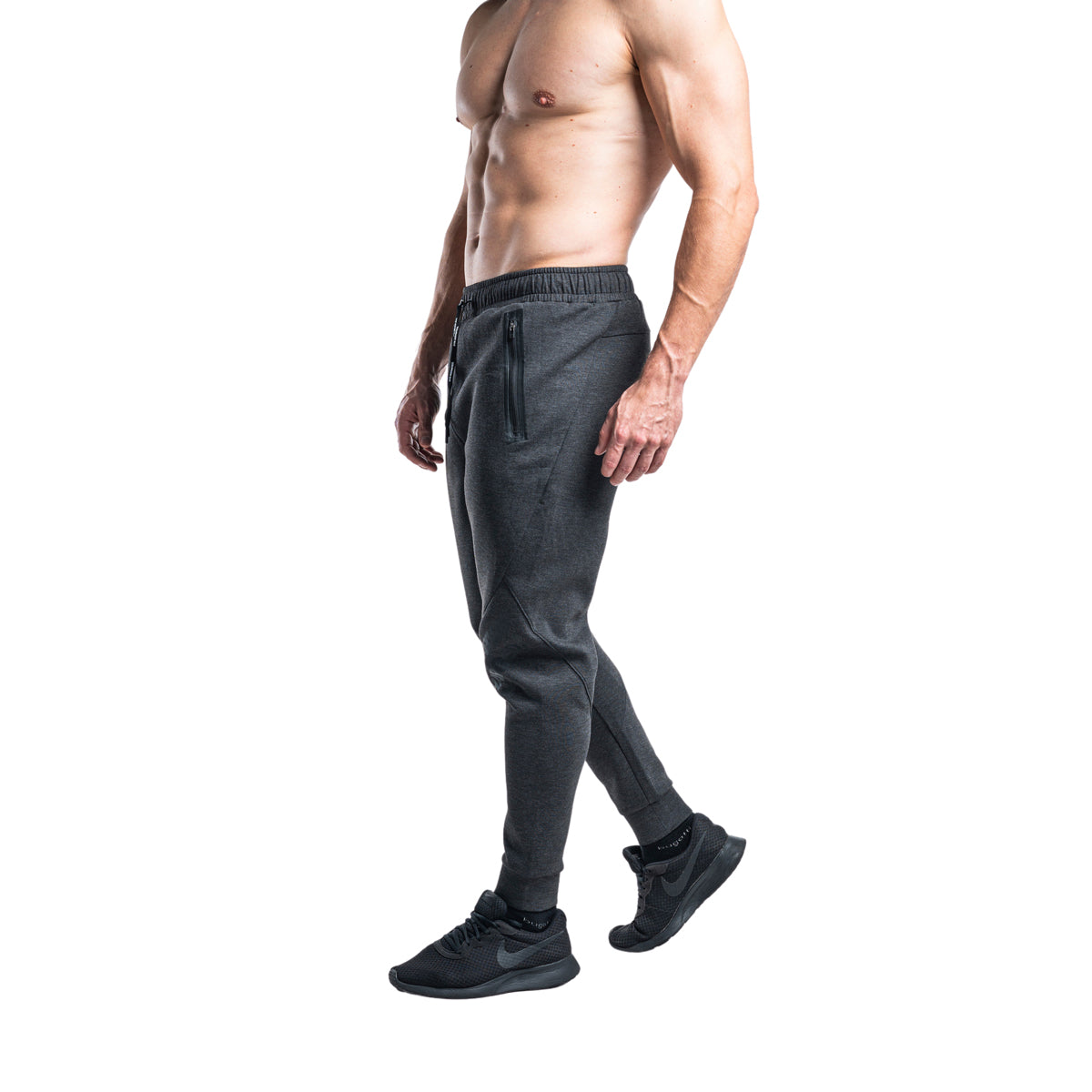 NORTHYARD Men's Athletic Running Joggers Workout Gym Pants Lightweight  Jogging Pants Open Hem Sweatpants 1-coolgrey Large