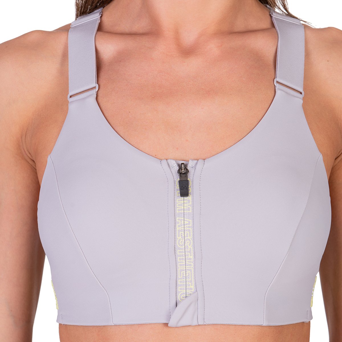 Image of Training Zip Sports Bra for Women