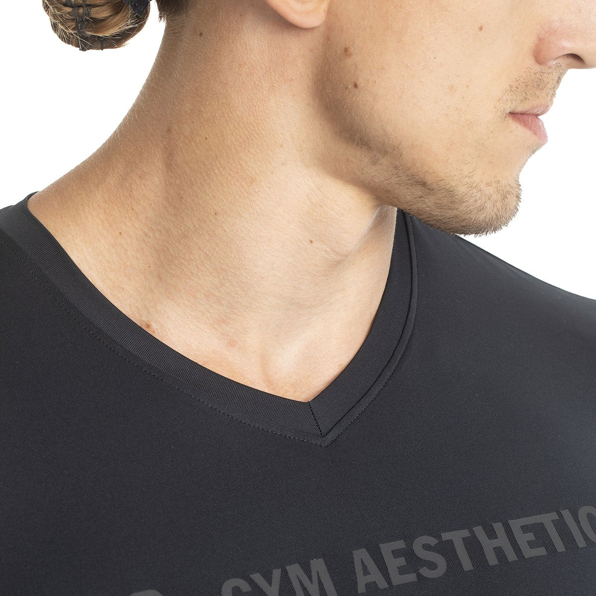 Image of V-Neck Tight-Fit T-Shirt Intensity for Men