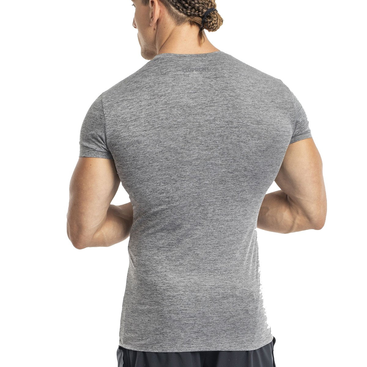 Image of V-Neck Tight-Fit T-Shirt Intensity for Men
