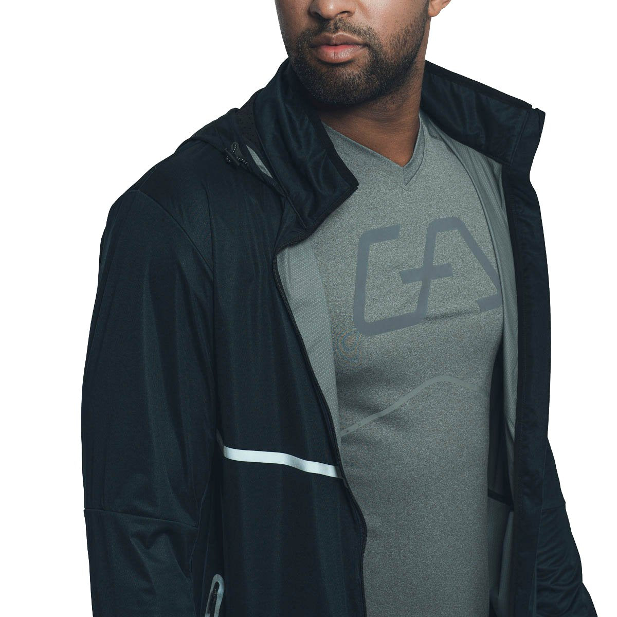 Windbreaker Performance jacket with hood for Men