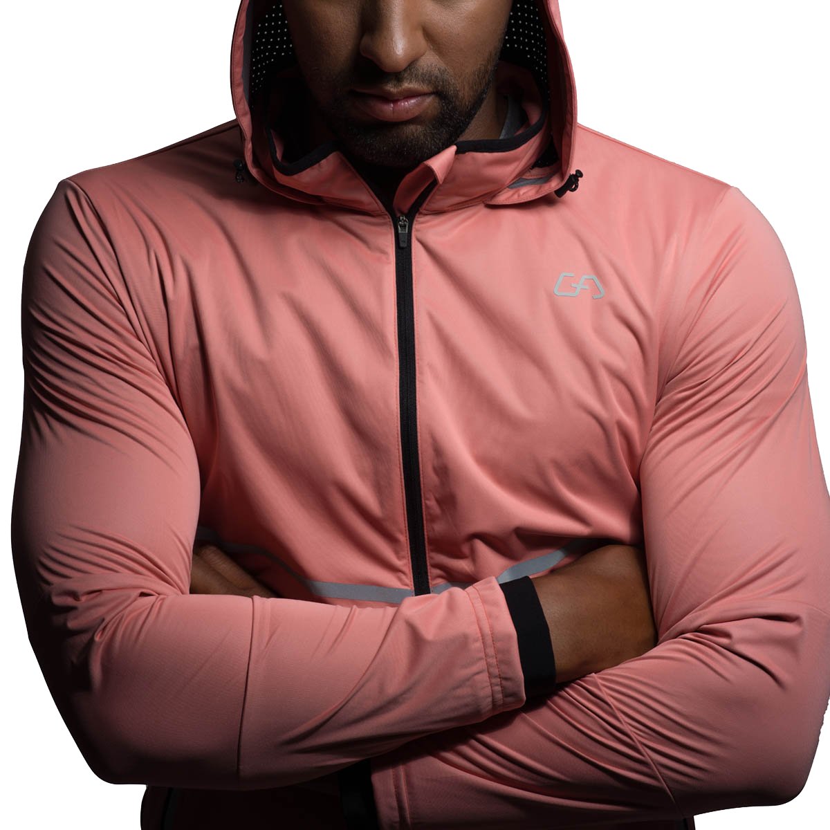 Image of Windbreaker Performance jacket with hood for Men