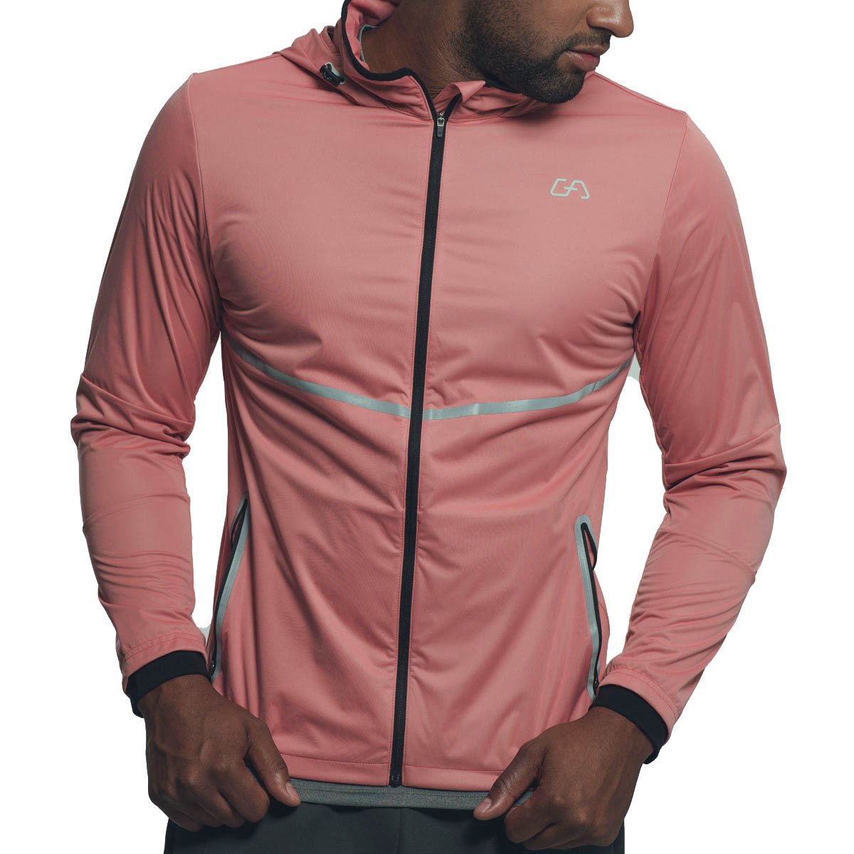 Image of Windbreaker Performance jacket with hood for Men