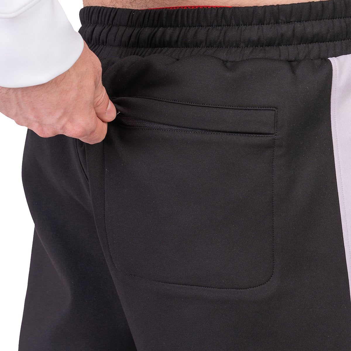 Image of Workout Color Blocking Cotton Touch 9 inch Running Shorts for Men