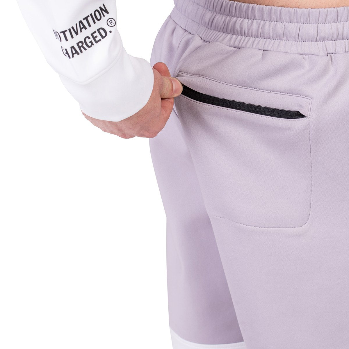 Image of Workout Color Blocking Cotton Touch 9 inch Running Shorts for Men