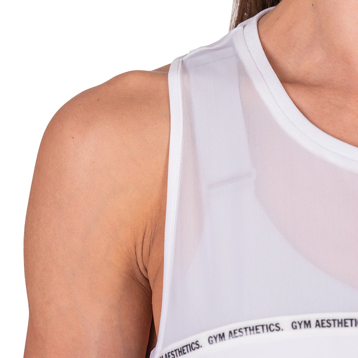 Image of Workout Mighty Tech Mesh Gym Tank for Women
