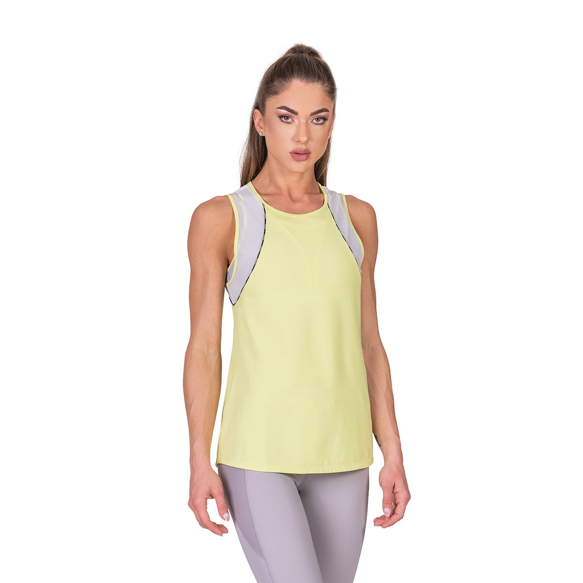 Image of Workout Mighty Tech Mesh Sleeveless Tank Top for Women