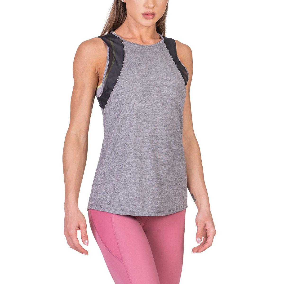 Workout Mighty Tech Mesh Sleeveless Tank Top for Women